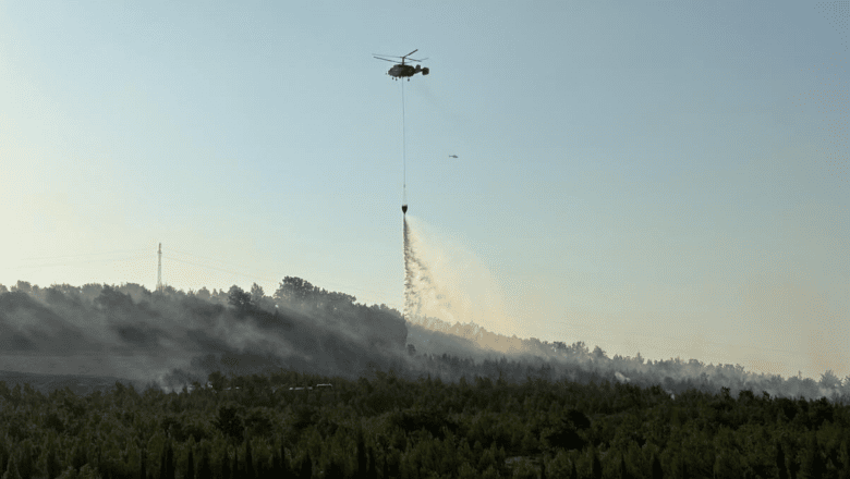Çanakkale orman yangını
